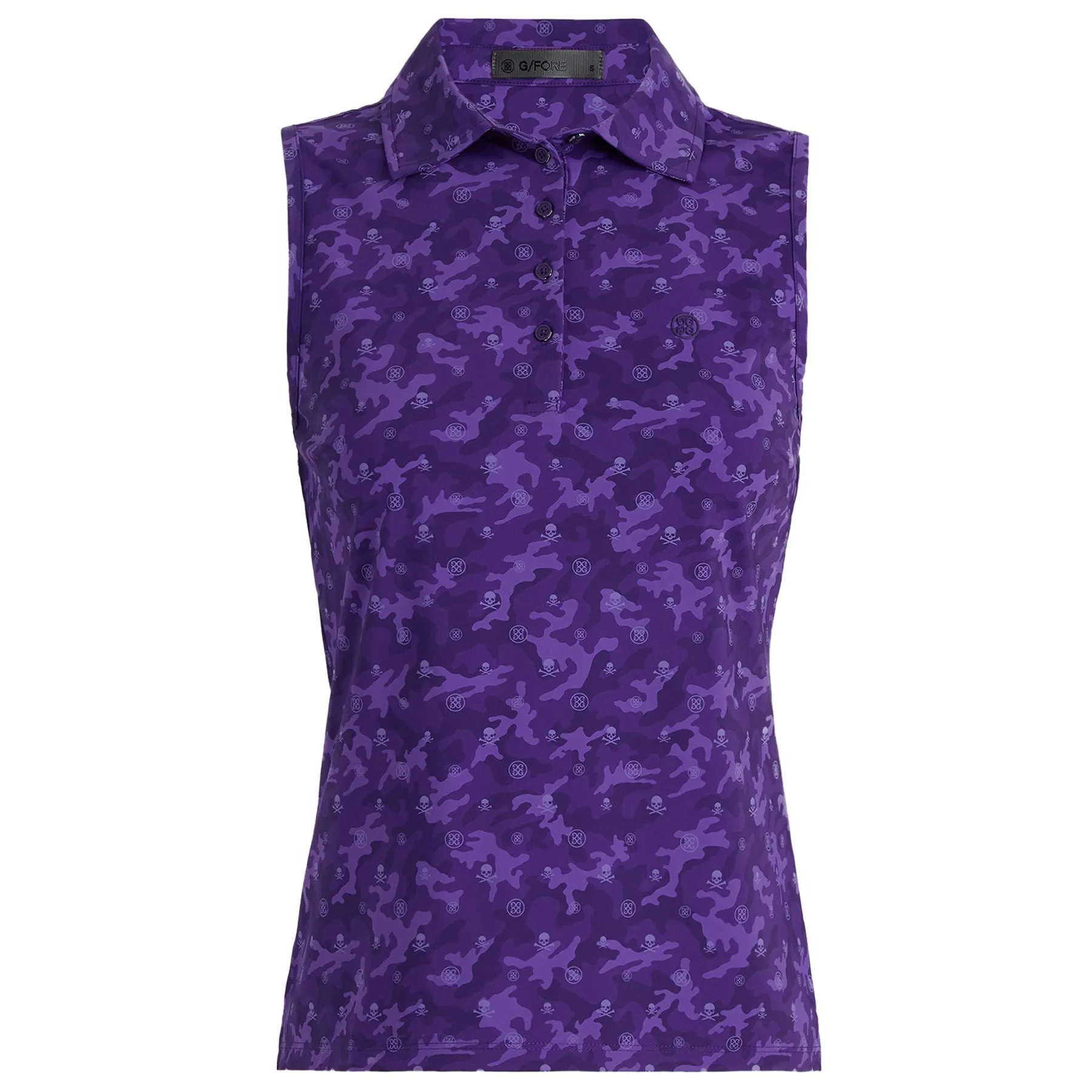 Womens Icon Camo Silky Tech Nylon Sleeveless Polo Midsummer - SS24