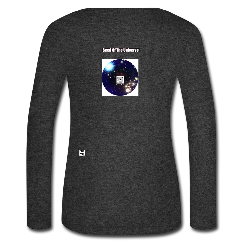 Women’s Long Sleeve  V-Neck Flowy Tee