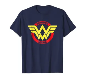 Womens Wonder Mama Mother T Shirt Gift SuperHero Mom