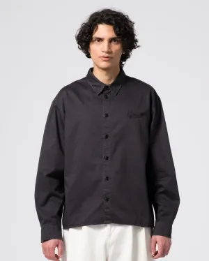 Workshirt Fine Broken Twill Asphalt