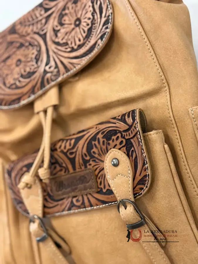WRANGLER BOOKBAG LIGHT BROWN