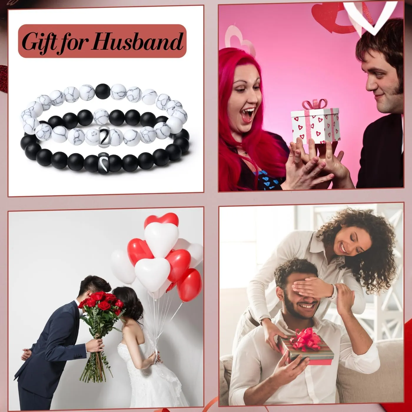 XIANNVXI Matching Bracelets Gifts for Love Couples Bracelets Gifts for Wife Girlfriends Boyfriends Birthday Gifts Anniversary Engagement Gifts