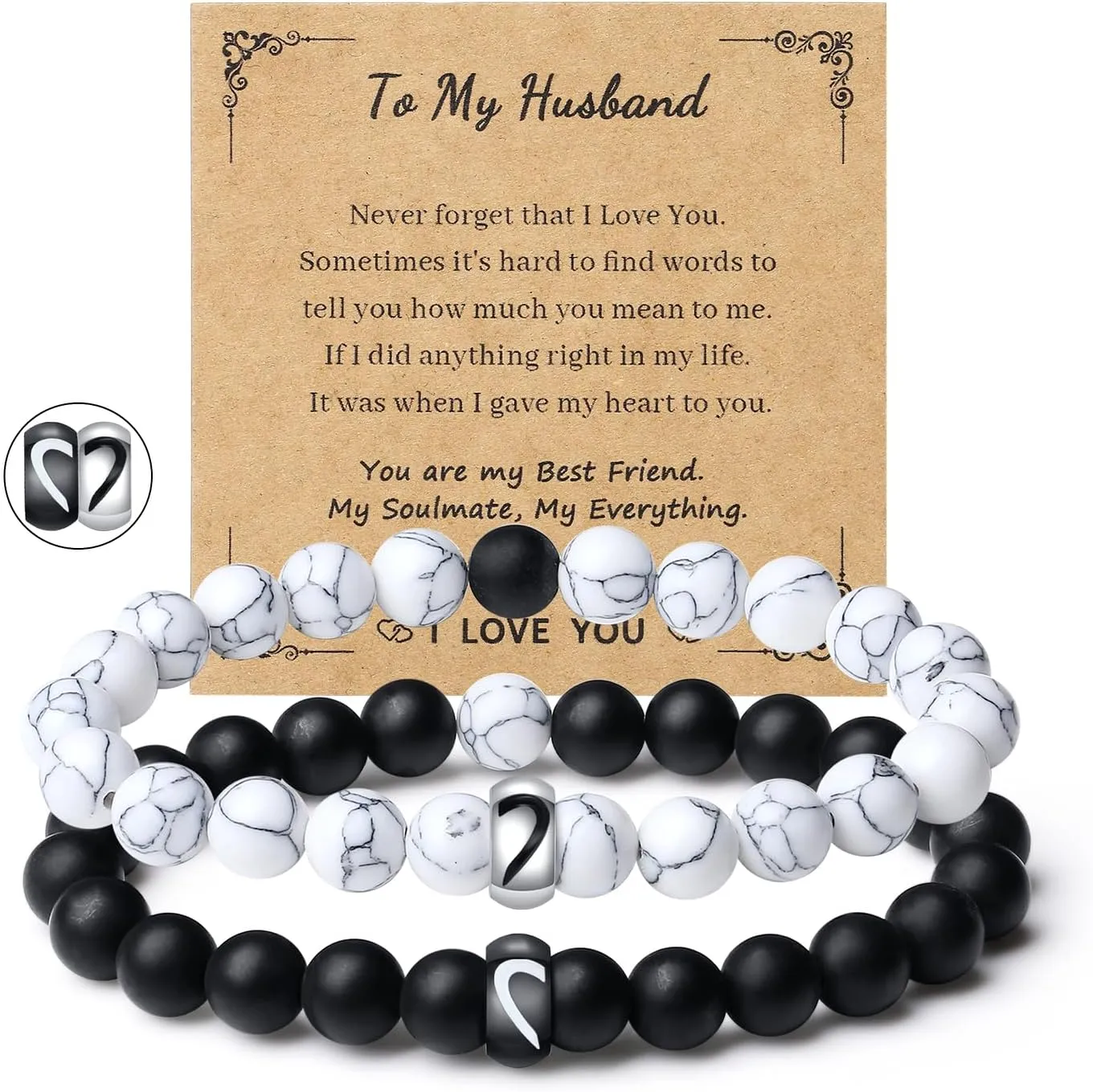 XIANNVXI Matching Bracelets Gifts for Love Couples Bracelets Gifts for Wife Girlfriends Boyfriends Birthday Gifts Anniversary Engagement Gifts