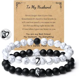 XIANNVXI Matching Bracelets Gifts for Love Couples Bracelets Gifts for Wife Girlfriends Boyfriends Birthday Gifts Anniversary Engagement Gifts