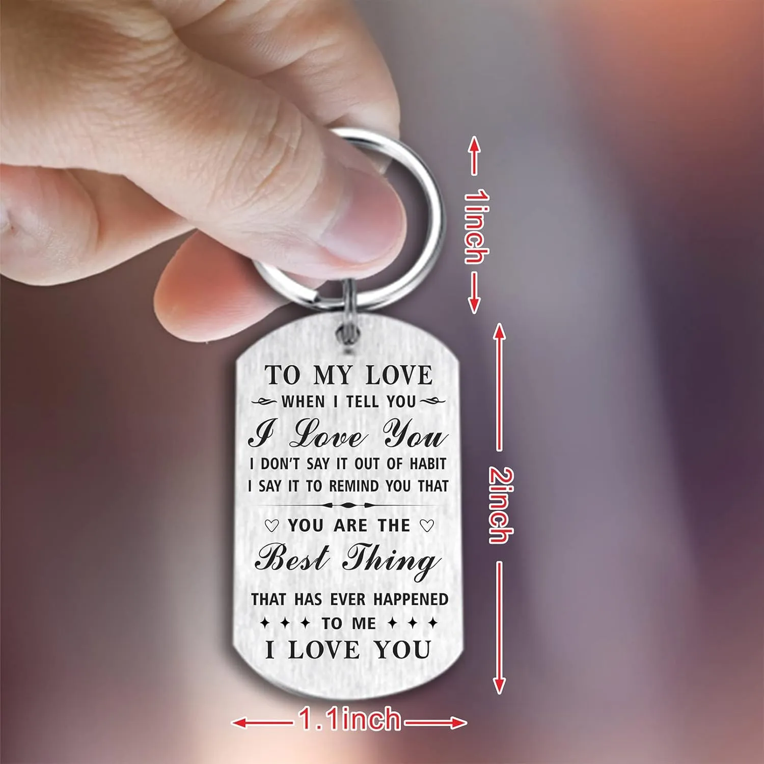 Yobent Girlfriend Gifts I Love My Girlfriend Graduation Birthday Keychain Anniversary Gift Ideas